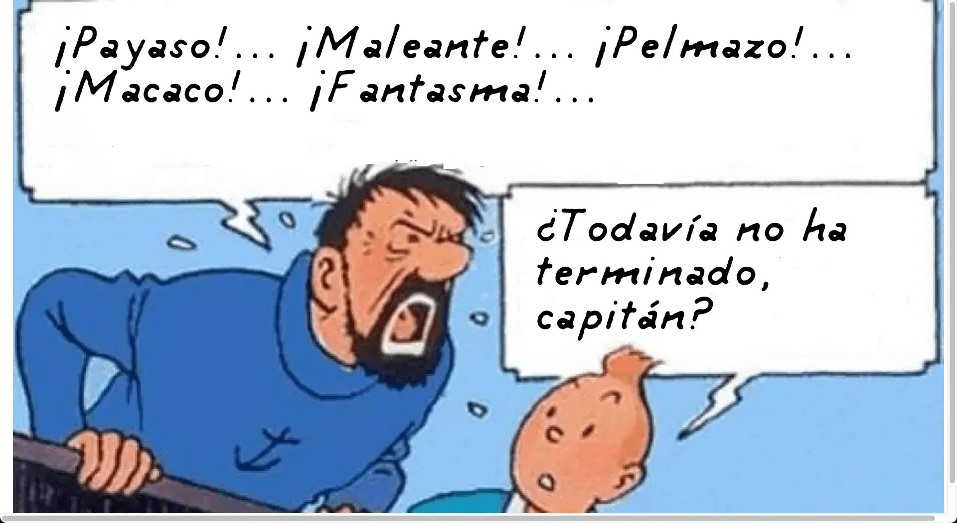 Insultador Haddock