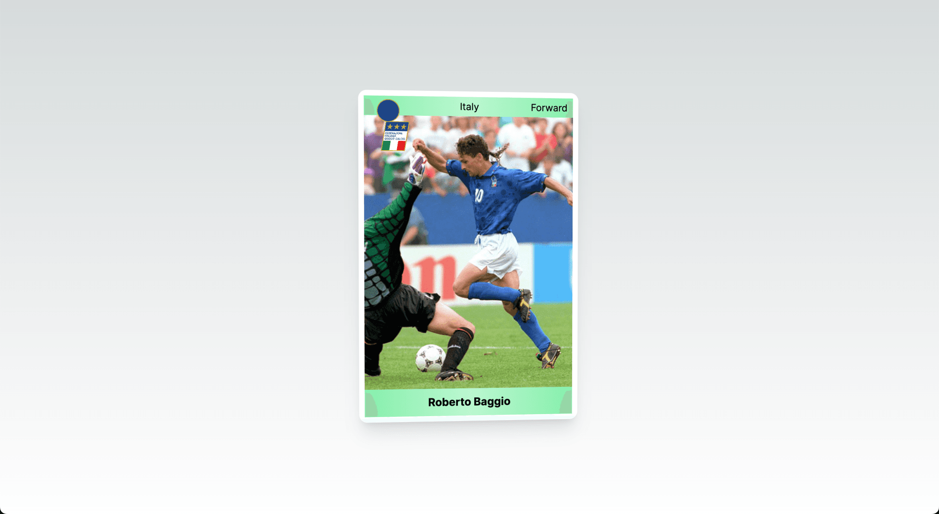 Player Card demo